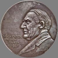 Rare, Official, Sterling Silver Warren G. Harding Inaugural Medal. "The Holy Grail" of the Presidential Inaugural Series" from 1