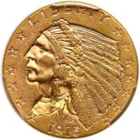 1915 $2.50 Indian