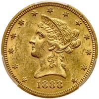 1888-O $10 Liberty PCGS MS61