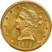 1893-O $10 Liberty PCGS MS61