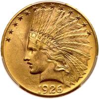 1926 $10 Indian PCGS MS64