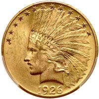 1926 $10 Indian PCGS MS64