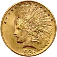 1926 $10 Indian PCGS MS64
