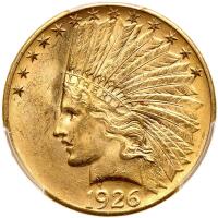 1926 $10 Indian