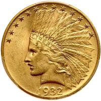 1932 $10 Indian PCGS MS64
