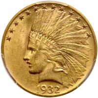 1932 $10 Indian PCGS MS63