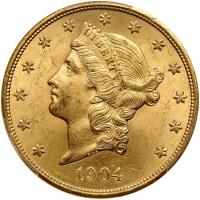 1904 $20 Liberty PCGS MS64