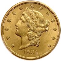 1904 $20 Liberty PCGS MS63