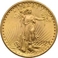 1924 $20 St. Gaudens MS64