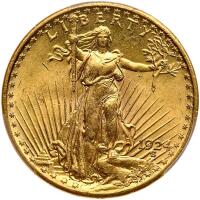 1924 $20 St. Gaudens PCGS MS64