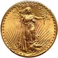 1927 $20 St. Gaudens PCGS MS65