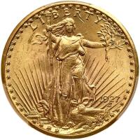 1927 $20 St. Gaudens PCGS MS63