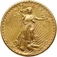 1927 $20 St. Gaudens Brilliant Unc