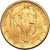 1926 Sesquicentennial Gold $2.50 MS63