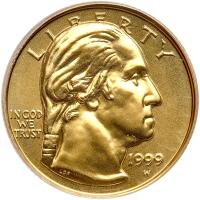 1999-W George Washington Death Bicentennial $5 Gold PCGS MS69