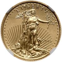 2016 $5 Gold Eagle PCGS MS70
