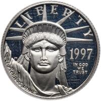 1997-W $25 Platinum Eagle PCGS PF69 Deep Cameo