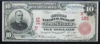 $10 National Bank Note. Second NB, Springfield, MA. Ch. 181. Fr. 613. PMG Very Fine 20