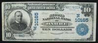 $10 National Bank Note. Second NB of Barre, MA. Ch. 10165. Fr. 620.