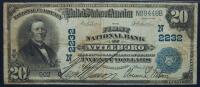 $20 National Bank Note. First NB, Attleboro, MA. Ch. 2232. Fr. 649. PMG Choice Fine 15.