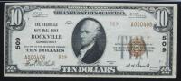 $10 National Bank Note. Rockville NB of Rockville, CT. Ch. 509. Fr. 1801-2. PMG Very Fine 30