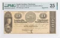 South Carolina, Charleston. $500.00 Louisville Cincinnati & Charleston RR Co.