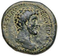 Aelia Capitolina (Jerusalem). Lucius Verus. &Atilde;&dagger; Medallion 32 mm (34.01 g), AD 161-169
