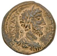 Neapolis (Shechem). Commodus, AD 177-192. AE 20 mm (5.39g) VF