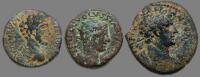 3-piece lot of Caesarea Bronzes