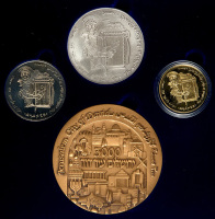 Jerusalem, City of David, 3,000 Years Set of Gold, Silver, Bronze and Copper-Nickel State Medals