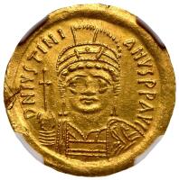 Justinian I, AD 527-565. Gold Solidus (4.47g)