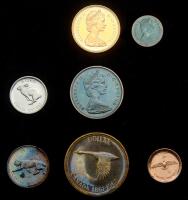 Canada. 7 Piece Proof Set, with Gold 20 Dollars, 1967 Choice Brilliant Proof