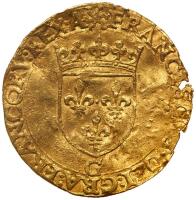 France. Ecu d'or a la croisette, ND-G (Poitiers) XF Details