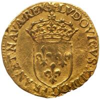 France. Ecu d'or, 1631-D (Lyon) PCGS XF