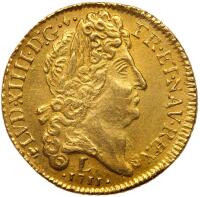 France. Louis d'or au soleil, 1711-L (Bayonne) PCGS About Unc