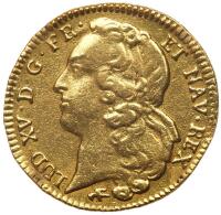 France. Double Louis d'or au bandeau, 1764-D (Lyon) PCGS XF