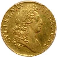 Great Britain. Guinea, 1697 PCGS Unc