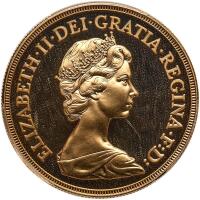 Great Britain. 5 Pounds, 1984 PCGS PF70 Deep Cameo
