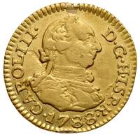 Spain. 1/2 Escudo, 1788-SC XF Details