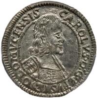 Austria: Olm&Atilde;&frac14;tz. 3 Kreuzer, 1666 PCGS MS64