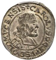 Austria: Olm&Atilde;&frac14;tz. 3 Kreuzer (Groschen), 1668 PCGS MS64