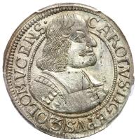 Austria: Olm&Atilde;&frac14;tz. 3 Kreuzer (Groschen), 1670 PCGS MS63