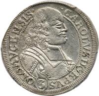 Austria: Olm&Atilde;&frac14;tz. 3 Kreuzer (Groschen), 1695 PCGS MS62