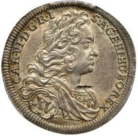 Austria: Silesia. 15 Kreuzer, 1734 PCGS MS62