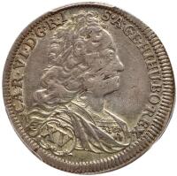 Austria: Silesia. 15 Kruezer, 1736 PCGS EF45