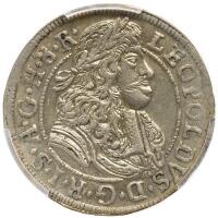 Austria. 3 Kreuzer (Groschen), 1689 (Hall) PCGS MS62