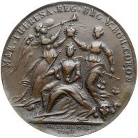 Austria. Bronze Medal, 1743 PCGS VF