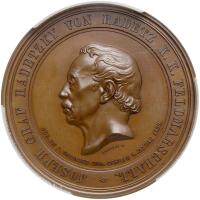 Austria. Bronze Medal, 1858 PCGS Specimen 65