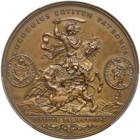 Austria/Hungary. St. George Bronze Medal, 1914 PCGS Specimen 63