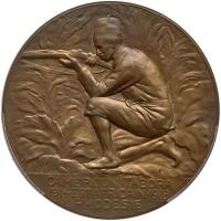 Belgian Congo. Bronze Medal, 1918 PCGS MS64